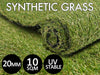 Artificial Grass 1X10M multicolor pile height 20mm