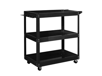 Tool Cart 3-Tier Trolley Workshop Garage Storage Organiser