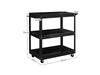 Tool Cart 3-Tier Trolley Workshop Garage Storage Organiser