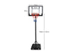 DS Adjustable Portable Basketball Stand Hoop S018K