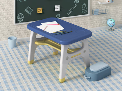 Dinosaur table and chair Set 1+2 Yellow Blue