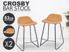 Bar Stools Iron Leg X2