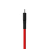 DS PB Mi USB-C to USB-A High Quality Braided Cable Red 1M Durable Support