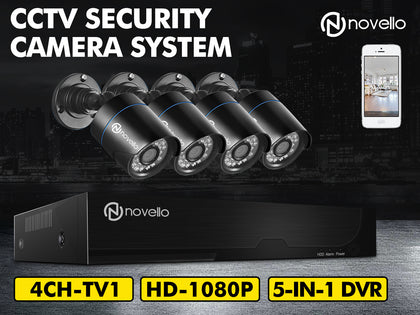 4 Ch Surveillance Camera Kit cctv