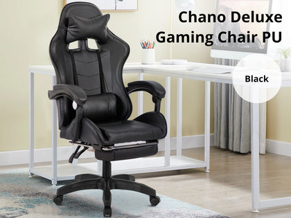 Chano Deluxe Gaming Chair PU Black