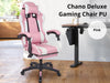 Chano Deluxe Gaming Chair PU Pink