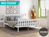 Hampshire Double Bed Frame - White