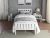 Hampshire Single Bed Frame - White