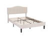 Abrea Double Bed Frame - Beige