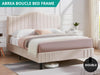 Abrea Double Bed Frame - Beige