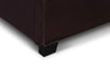 Bass Storage Queen Bed Frame Pu - Dark Brown