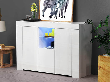 Anshos Storage Cabinet with LED Light