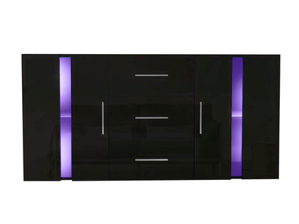 Anshos Side Cabinet 135 with LED Light