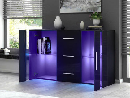 Anshos Side Cabinet 135 with LED Light