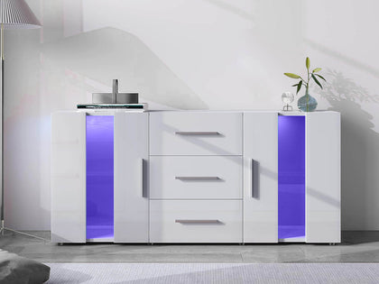 Anshos Side Cabinet with LED Light