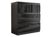 Serena Chest of 3 Drawer Black