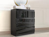 Serena Chest of 3 Drawer Black