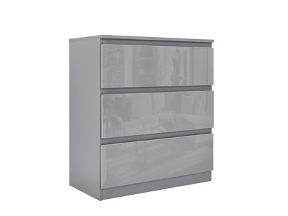 Serena Chest of 3 Drawer Grey