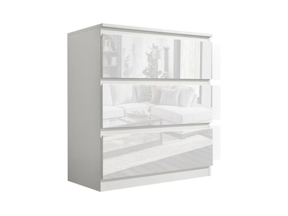 Serena Chest of 3 Drawer White