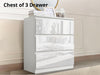 Serena Chest of 3 Drawer White