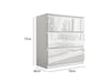 Serena Chest of 3 Drawer White