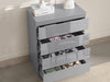 Serena Chest of 4 Drawer Grey