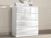 Serena Chest of 4 Drawer White