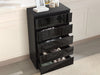 Serena Chest of 5 Drawer Black