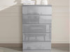 Serena Chest of 5 Drawer Grey