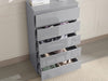 Serena Chest of 5 Drawer Grey