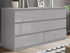 Serena Chest of 6 Drawer Grey