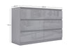 Serena Chest of 6 Drawer Grey