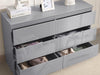 Serena Chest of 6 Drawer Grey