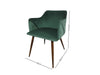 Zakeer Dining Chair x2 Velvet Green