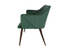 Zakeer Dining Chair x2 Velvet Green