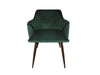 Zakeer Dining Chair x2 Velvet Green