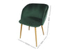 Parson Dining Chair Velvet Teal