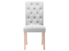 Natalie Dining Chair x2 Linen Beige