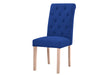 Natalie Dining Chair x2 Linen Blue