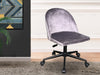 Dallin Office Chair Velvet Grey