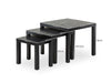 Rennick End Nesting Table Set Black