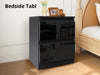 Serena Bedside Table Black