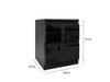 Serena Bedside Table Black