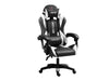 DS Josslyn Massage Gaming Chair Black + White