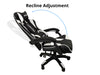 DS Josslyn Massage Gaming Chair Black + White