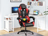 Josslyn Massage Gaming Chair Red + Black