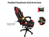 Josslyn Massage Gaming Chair Red + Black