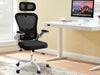 Molina Mesh Task Chair White+Black