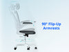 Molina Mesh Task Chair White+Black