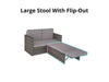 2pc Outdoor Sofa Set PE rattan